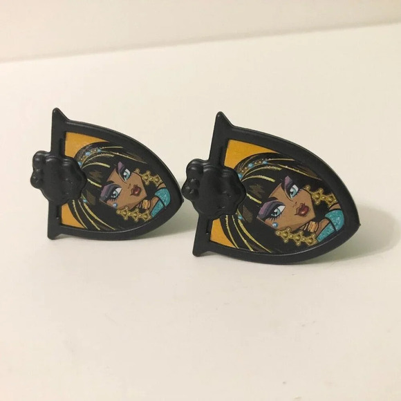 2011 Monster High Deco Pac Cake  Cupcake Toppers Plastic Rings Novelties Mattel - Picture 10 of 14